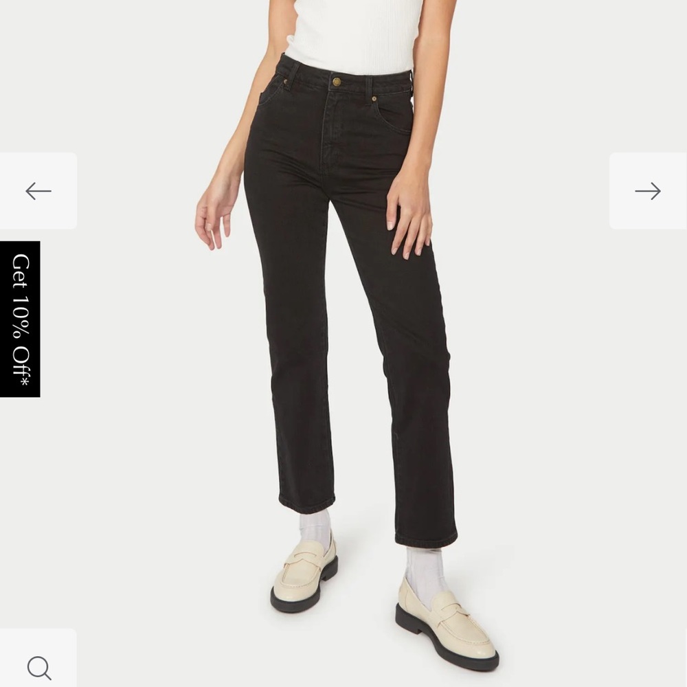 Rollas original straight comfort jet black jeans